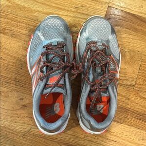 New Balance Women's Gray and Orange Sneakers